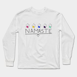 Namaste Hedgehogs Long Sleeve T-Shirt